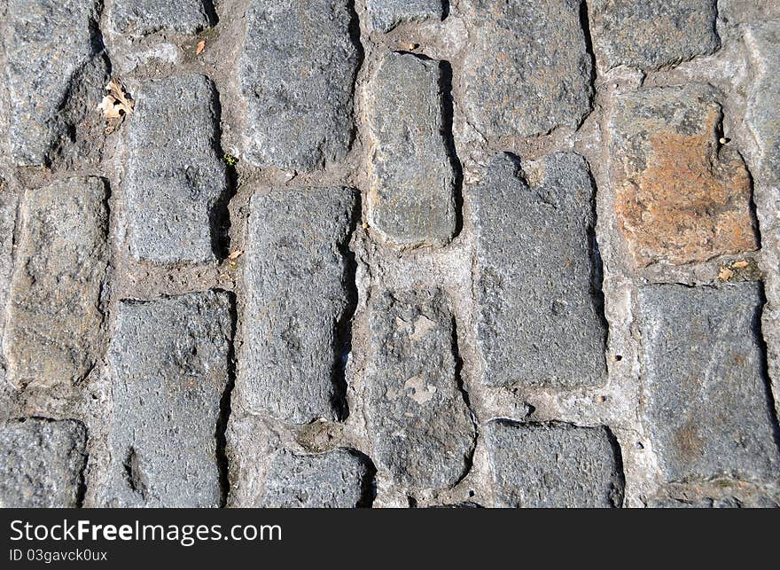 Close Up Cobble Stones