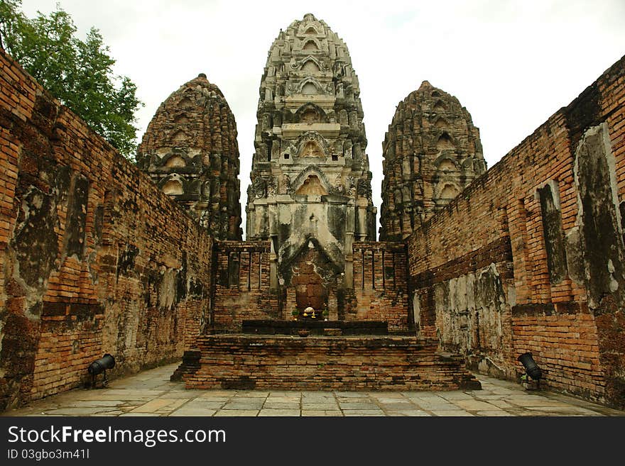 Buddhist temple in Ayutthaya, Thailand