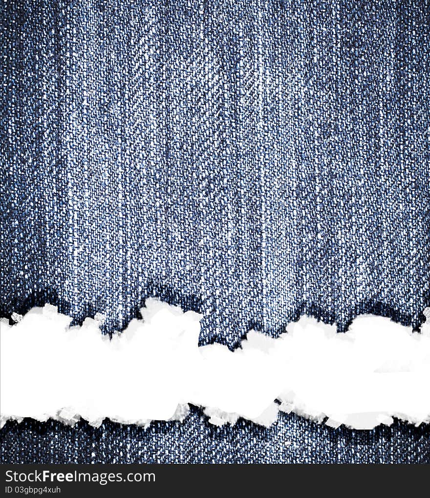 Vintage jean texture background