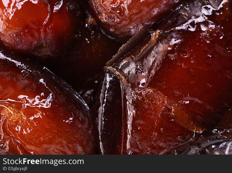 Dried date fruits background