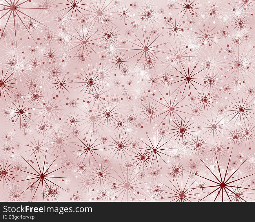 Red abstract wallpaper with stars. Red abstract wallpaper with stars