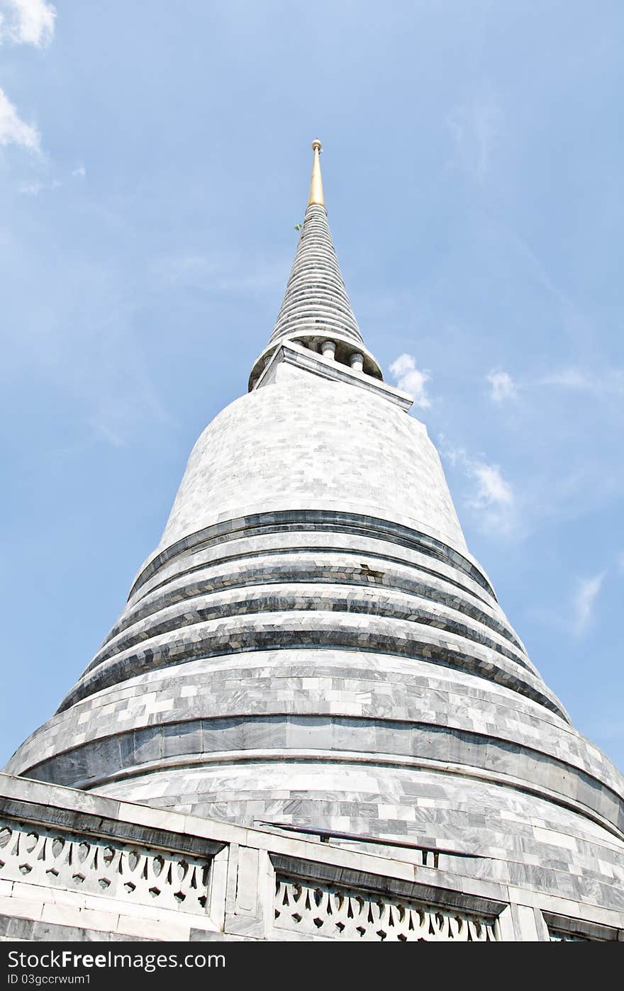 Pagoda in wat Rajjaprdditsatitmanasimaram, Bangkok