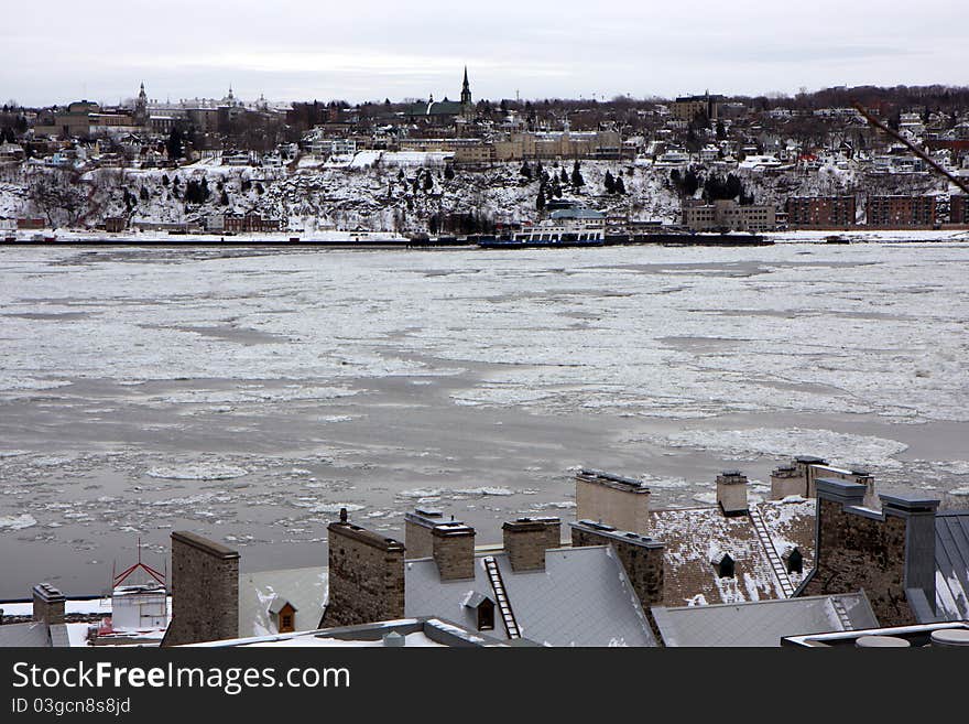 Quebec in winter