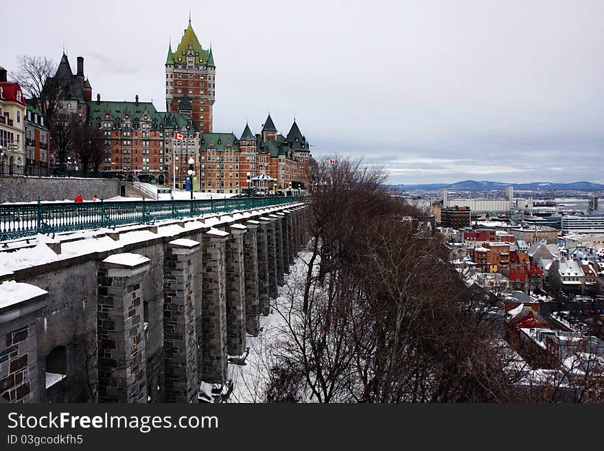 Quebec in winter