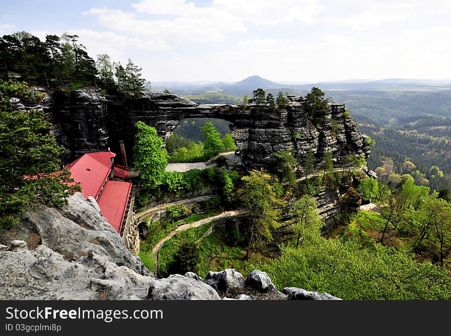 Pravcicka brana, Rock gate- Hrensko Czech Republic