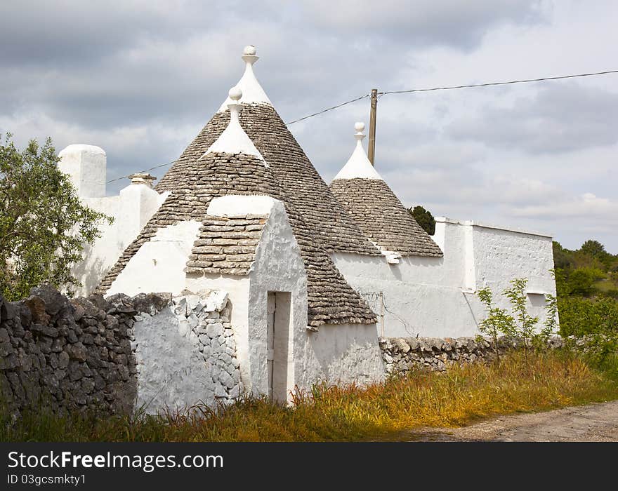 Little houses in the south of italy. Little houses in the south of italy