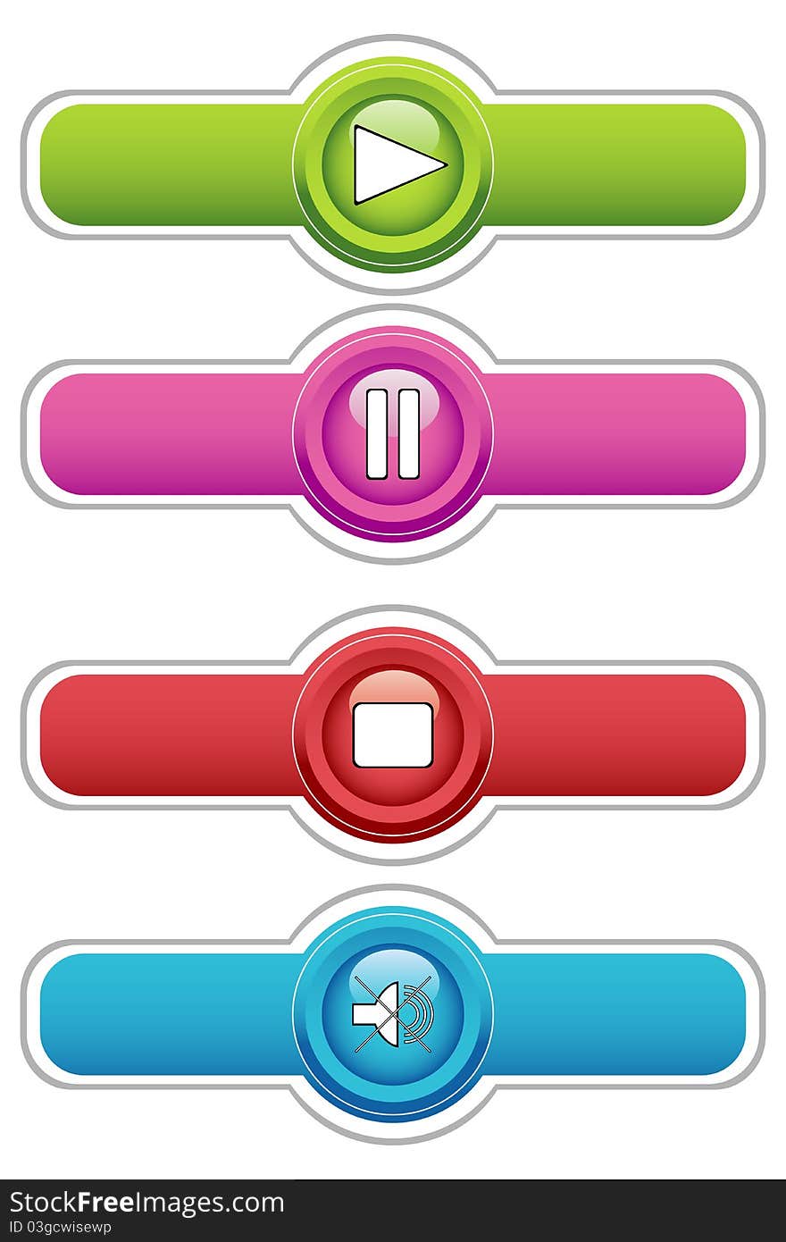 Illustration of set functional button for web. Illustration of set functional button for web