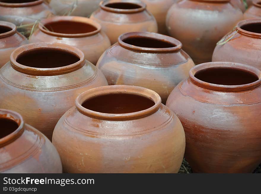 Folk art. ceramics. pots