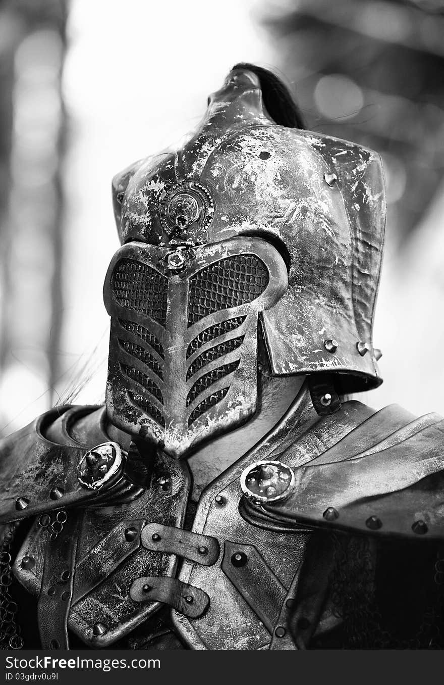 Non-Identifiable individual dressed in armor in a Renaissance festrival. Non-Identifiable individual dressed in armor in a Renaissance festrival.