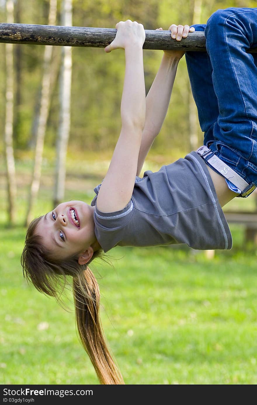 Child on the meadow