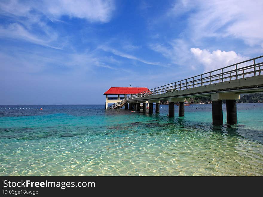 Day view of Marine Park Redang Island Malaysia