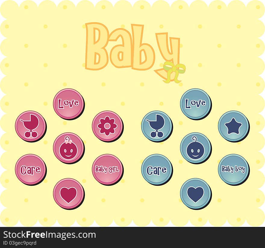 Baby buttons