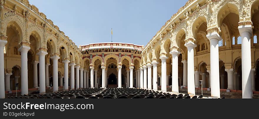 India. Thirumalai Nayakkar Mahal palace complex