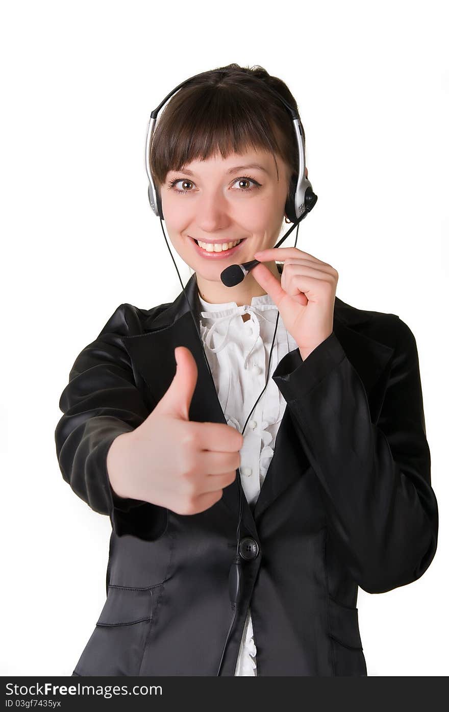 Portrait of a Girl with Headphones