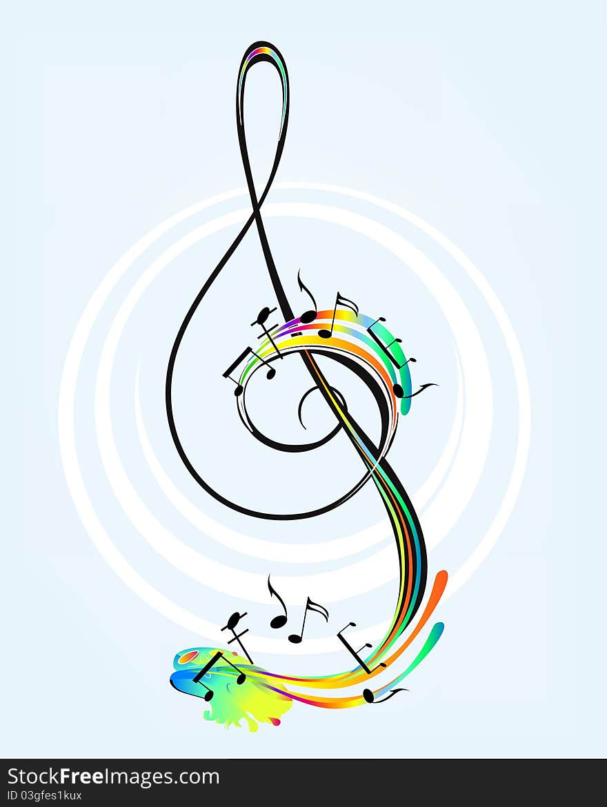 Decorative Treble Clef