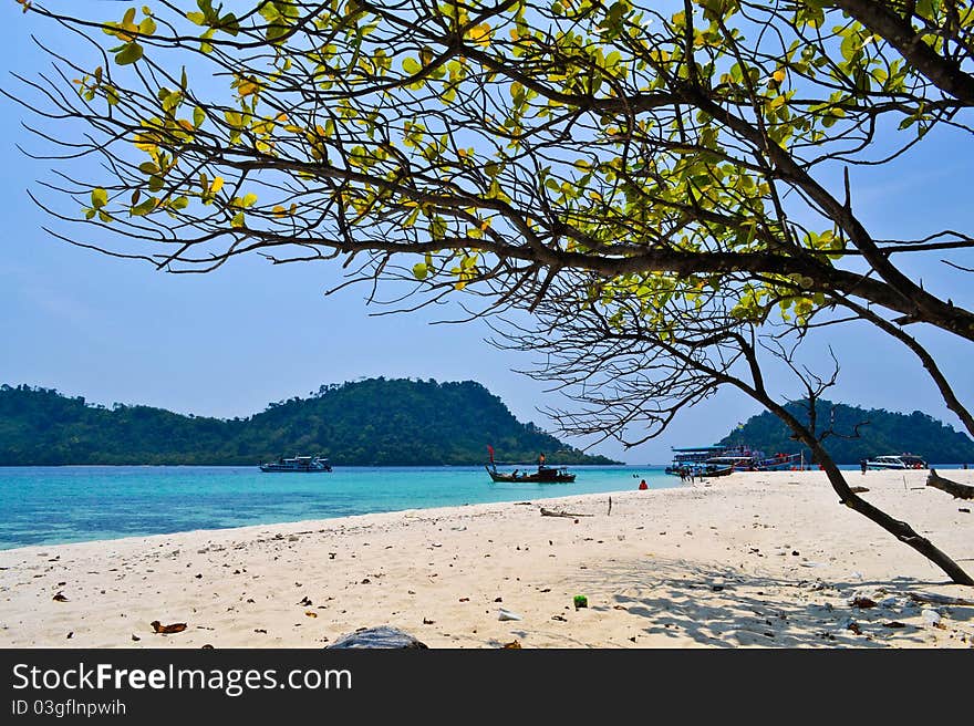 Beach and Mountain on thailand. Beach and Mountain on thailand