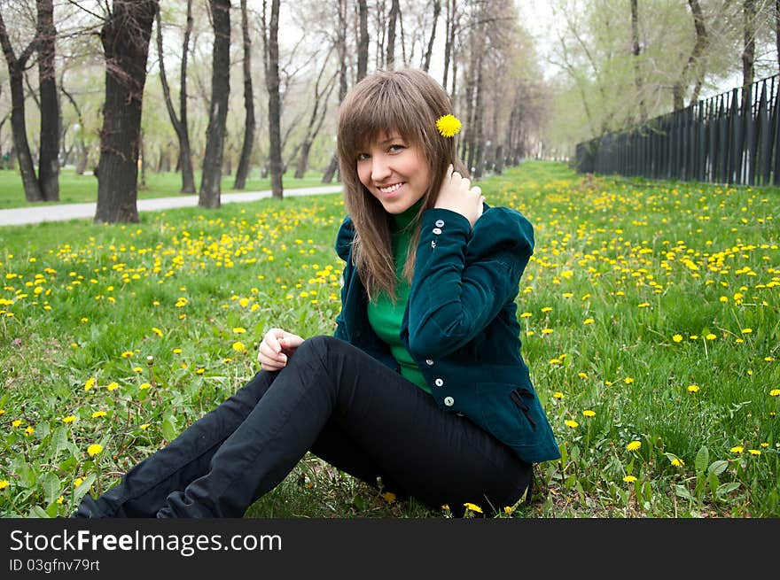 Young Girl In The Park