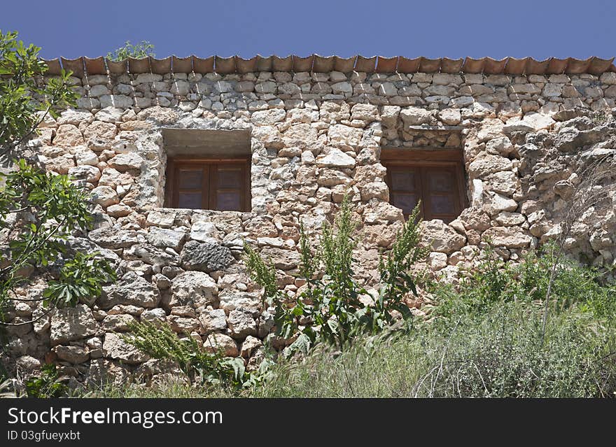 House with stones