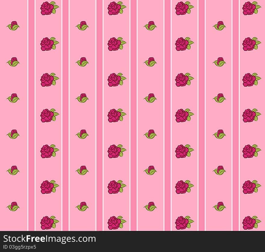 Background with beautiful roses.for a design