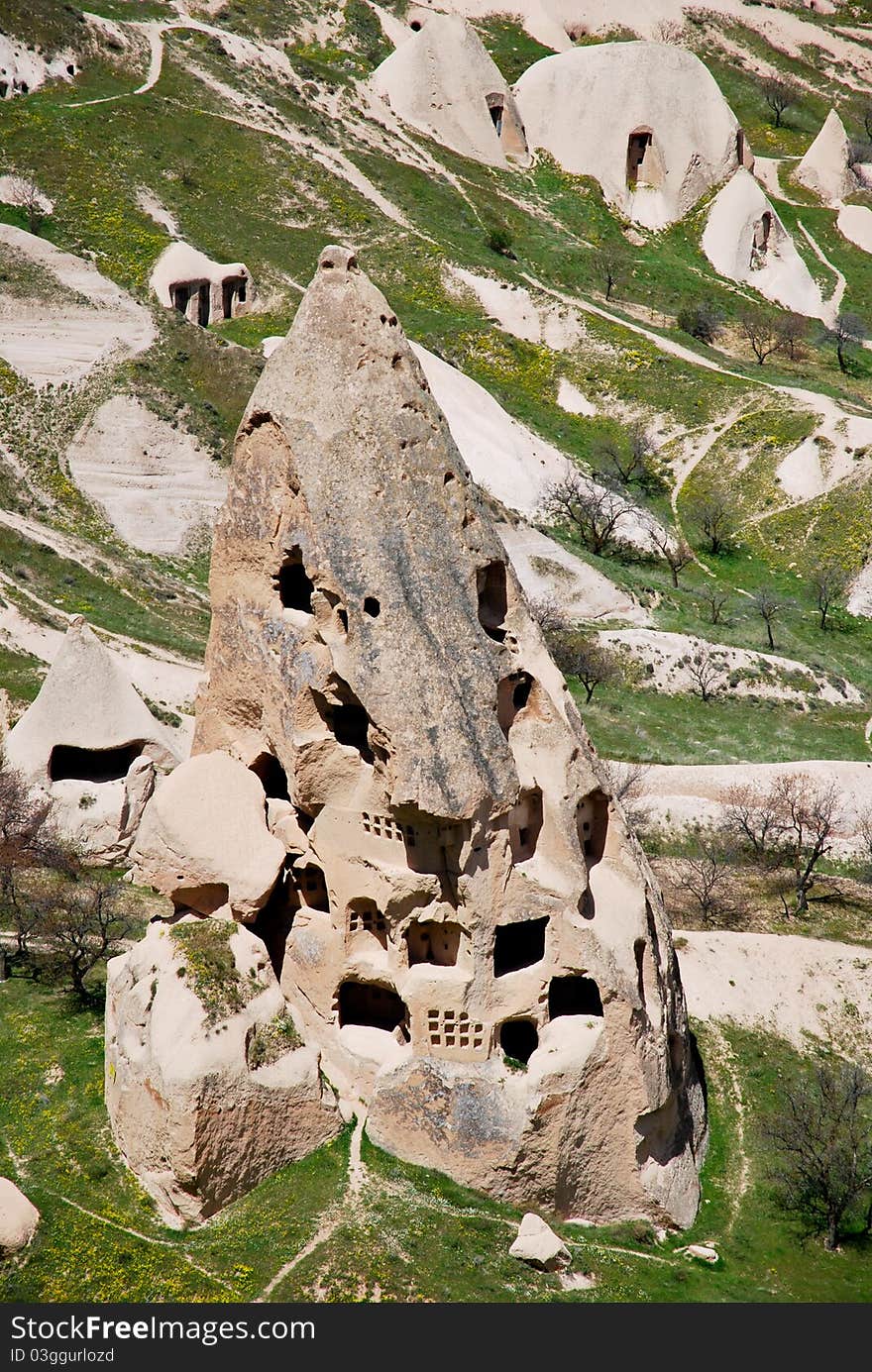 The houses of Cappadocia