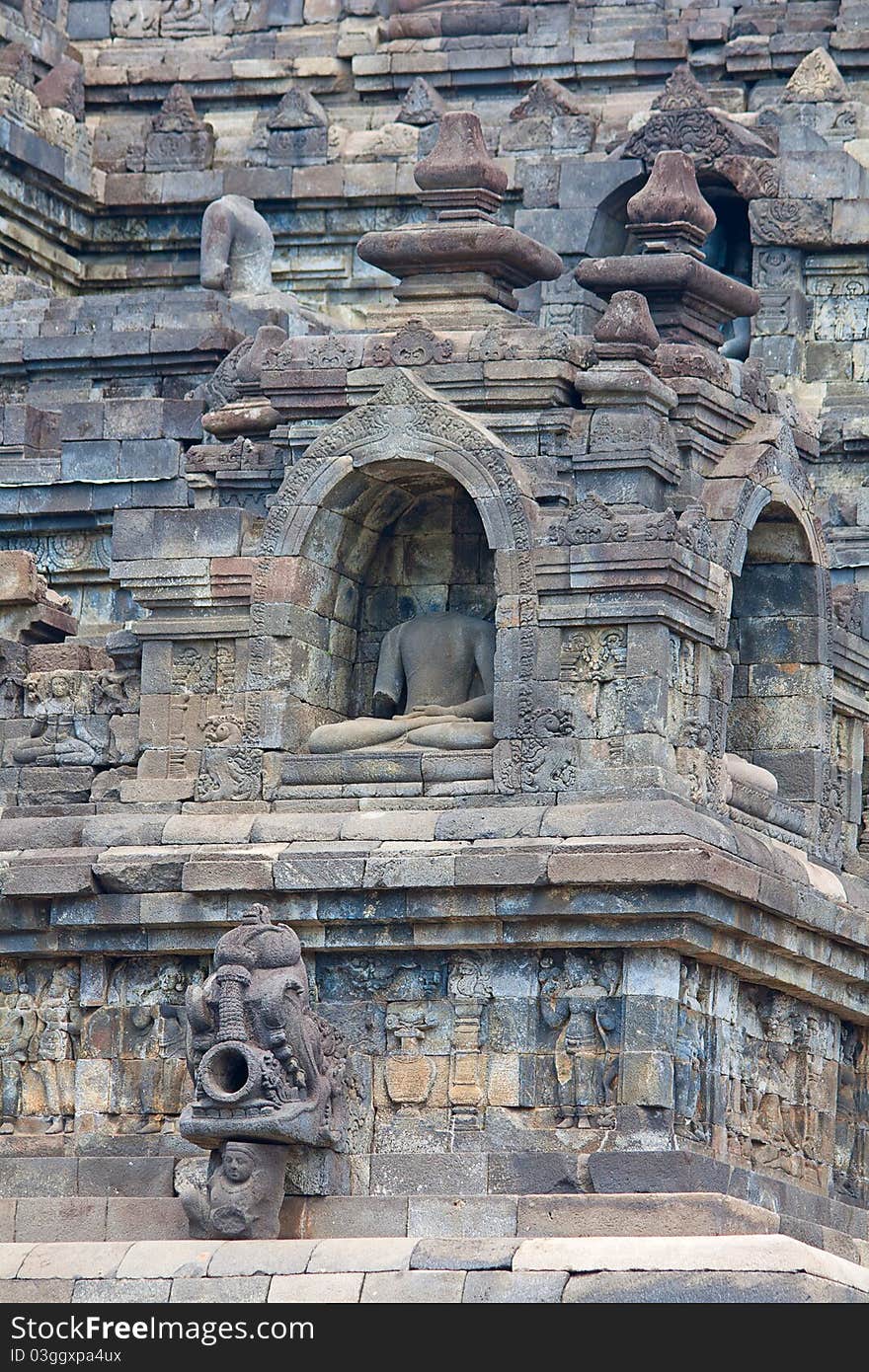 Borobudur temple in Indonesia