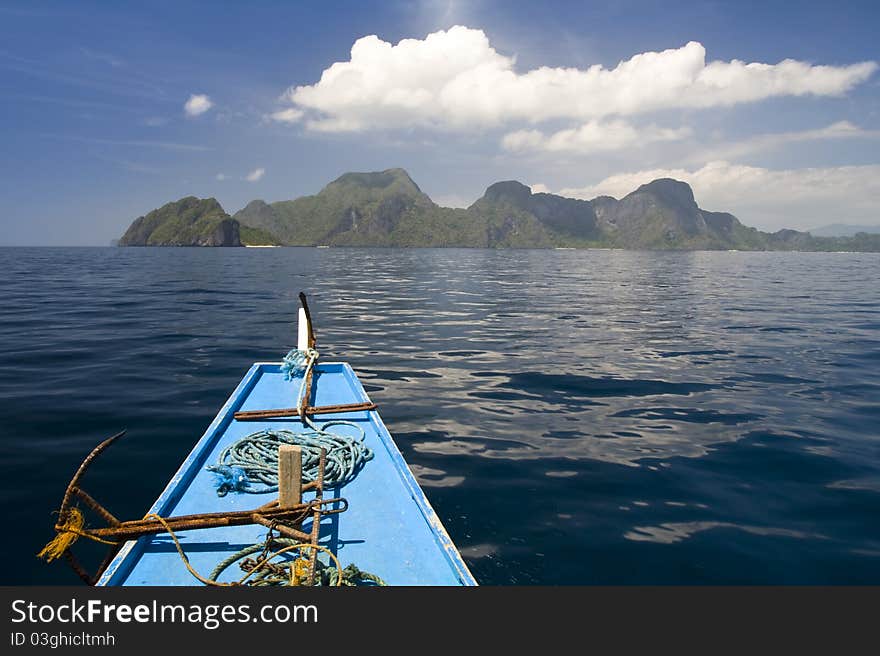 One of the most scenic area in southeast asia : El Nido in Palawan archipelago, Philippines