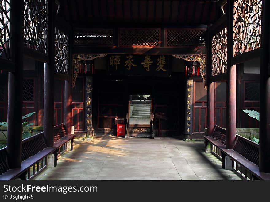 China Sichuan Folk Historical Buildings