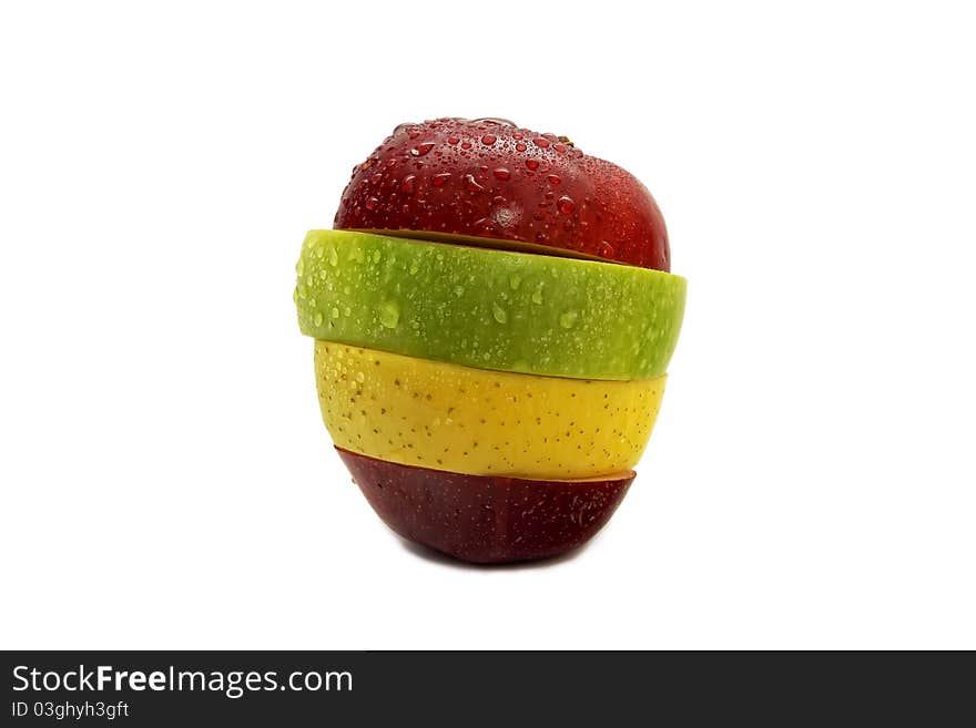 Multi-colored apple