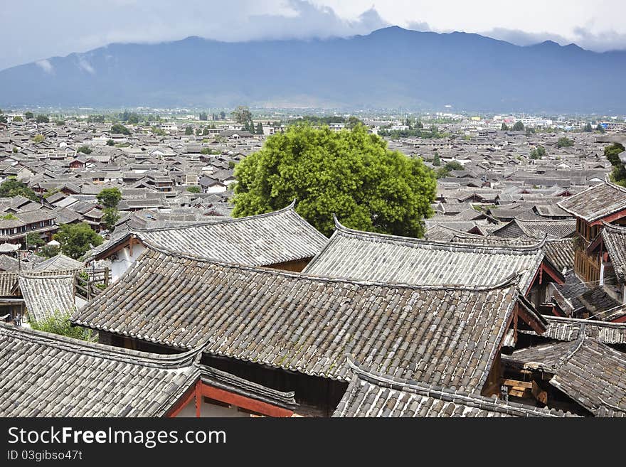 Ancient town of dayan in lijiang, yunnan province, southwest china. Ancient town of dayan in lijiang, yunnan province, southwest china.