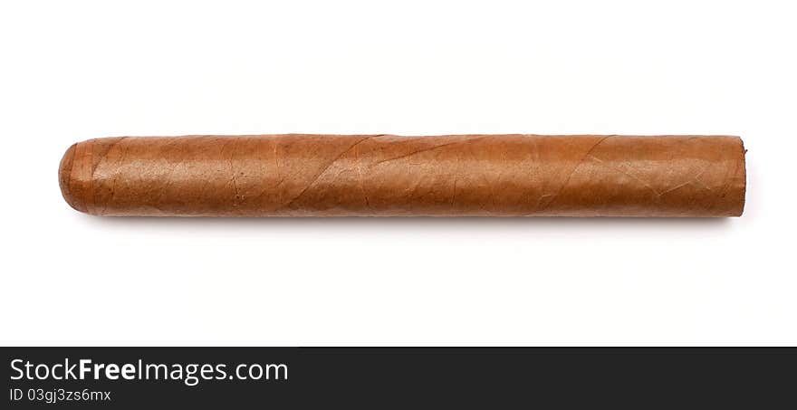 Long Elegant Brown Cigar