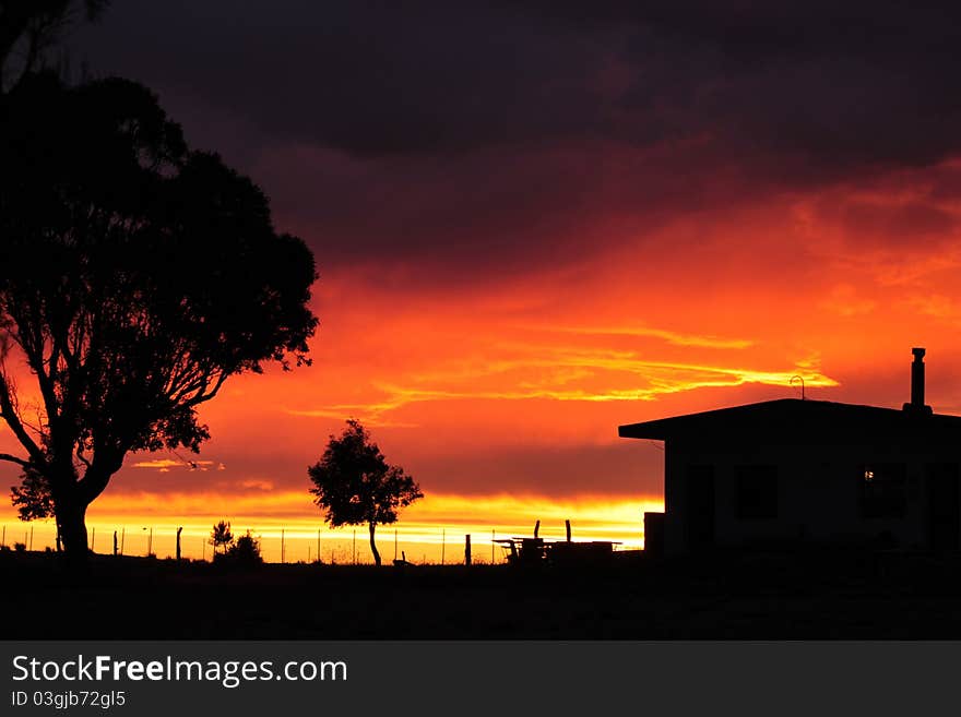 Sunset in Bustamante