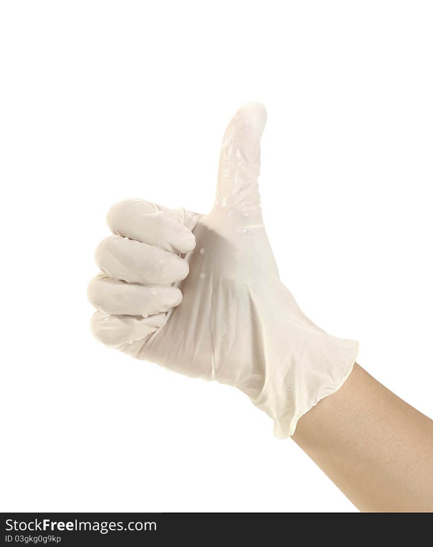 Thumb Glove Isolated