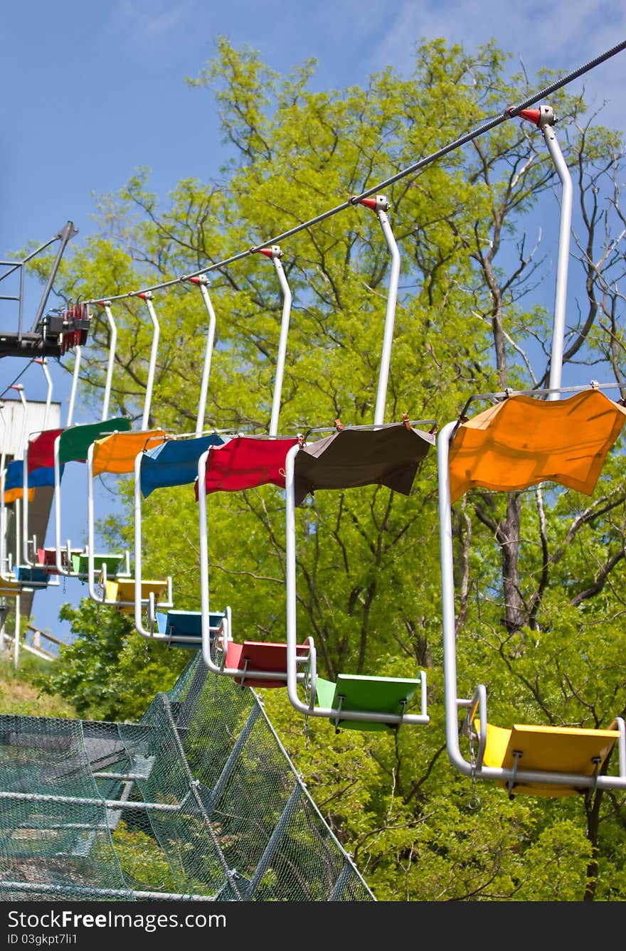 Coloured funicular