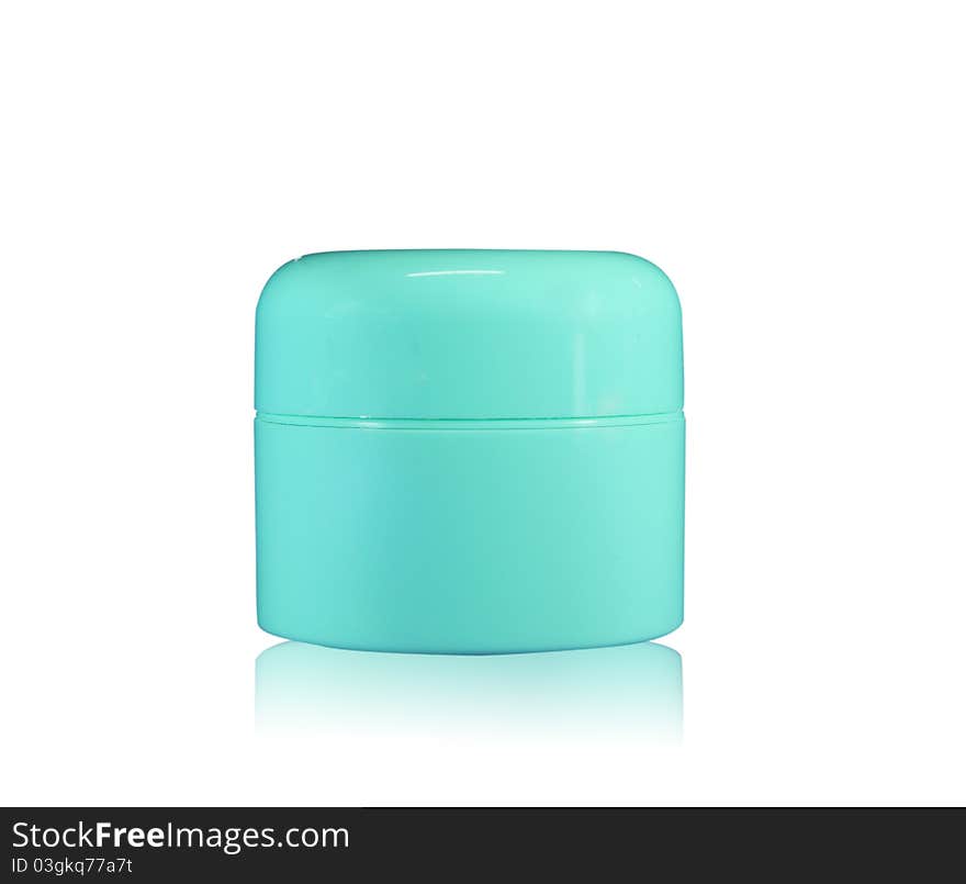 Cosmetics cream bottle