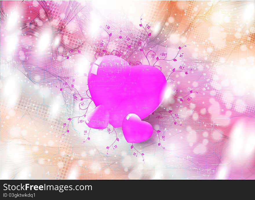 Hearts background for valentin day and xmas. Hearts background for valentin day and xmas