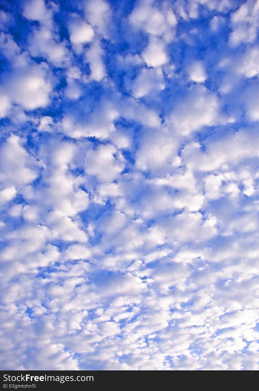 A partly cloudy days with blue sky in California. A partly cloudy days with blue sky in California.