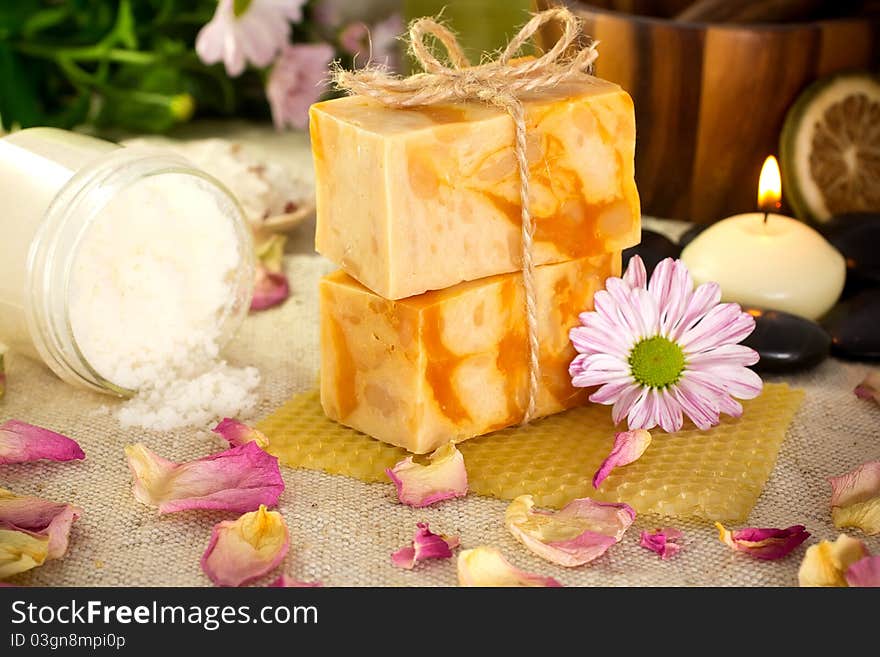 Handmade soap.