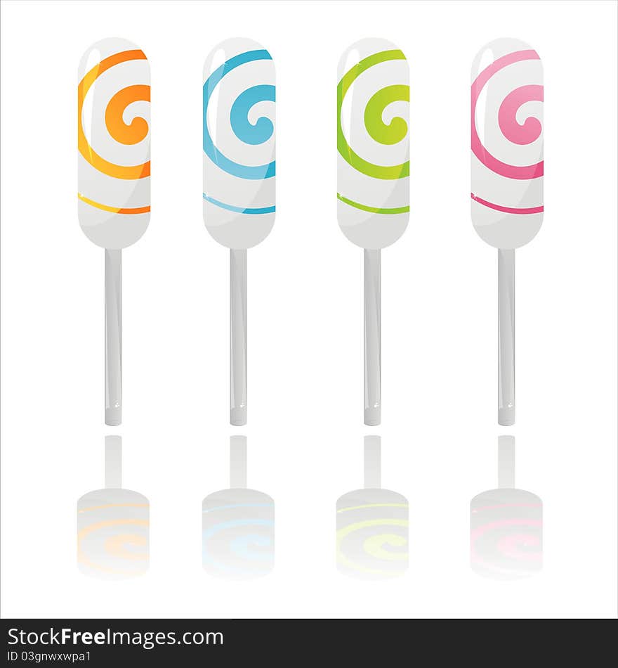 Colorful Lollipops