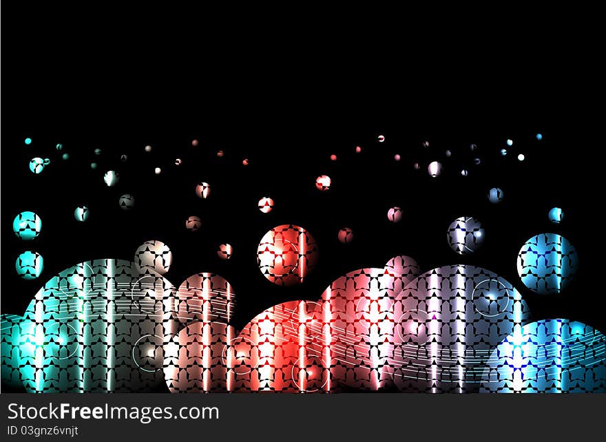 Bright abstract background with lighting effects. Bright abstract background with lighting effects