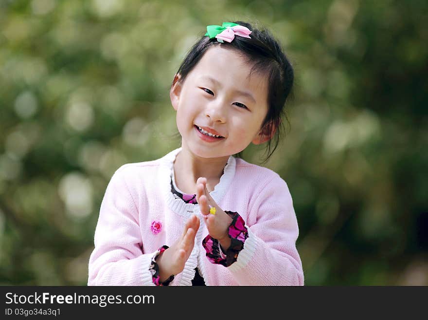 Chinese lovely pretty cute girl in the park. Chinese lovely pretty cute girl in the park