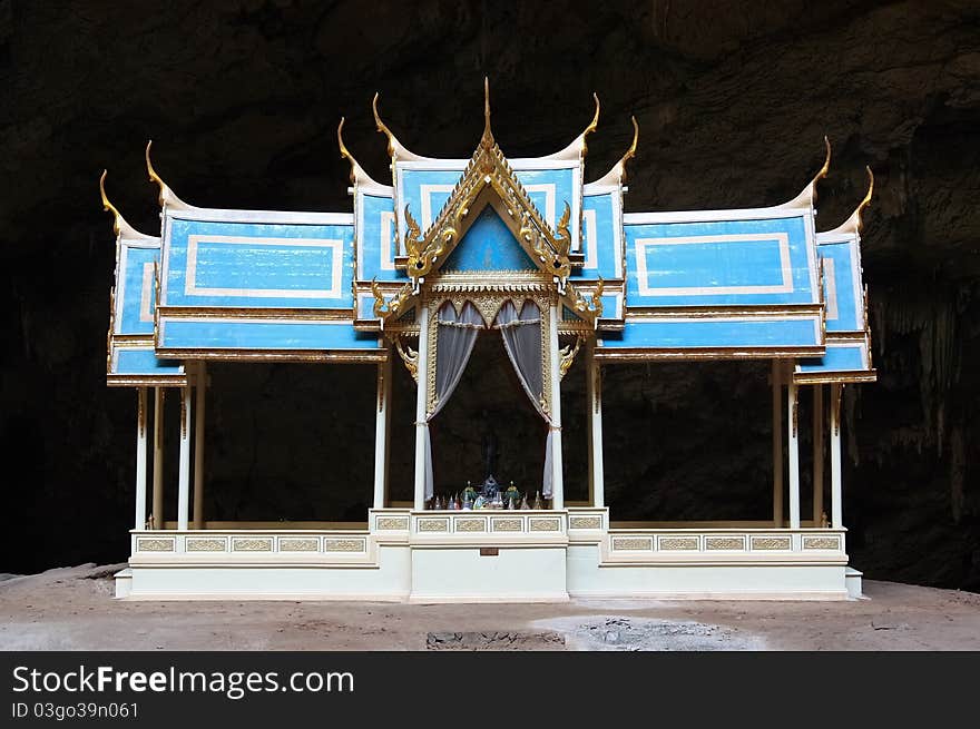 Buddha Pavilion in Phrayanakorn Cave , Thailand