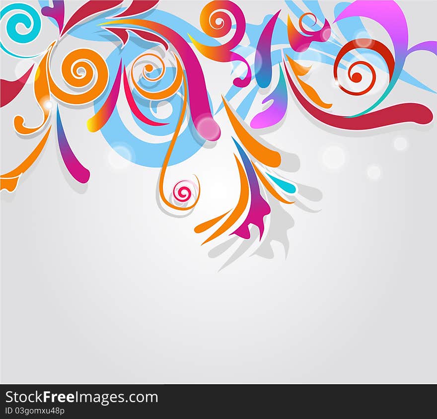 Abstract vector background with bright abstract pattern. Abstract vector background with bright abstract pattern