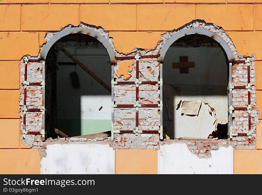 Windows  Wall  House  Old  Repair