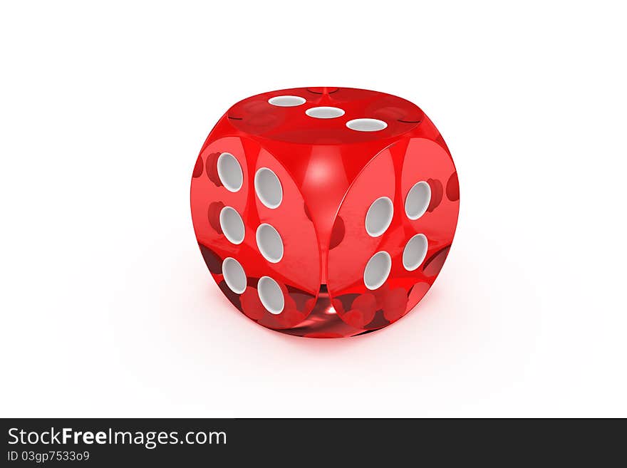 Red dice.