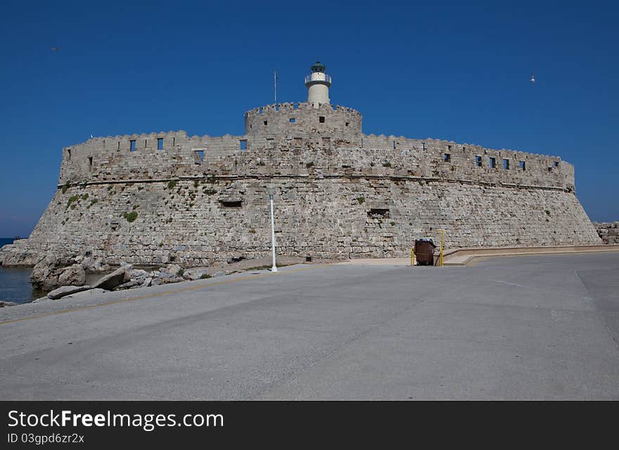 Agios nikolaos for rhodes harbour greece. Agios nikolaos for rhodes harbour greece