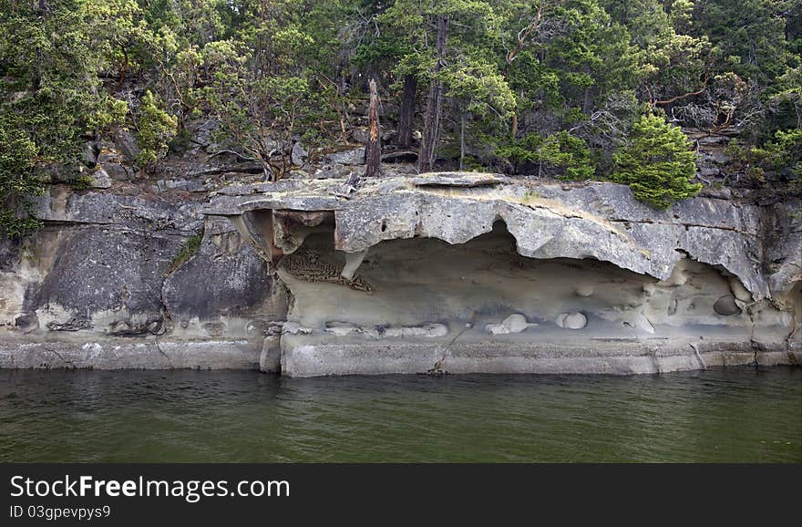 Cavity On The Shore