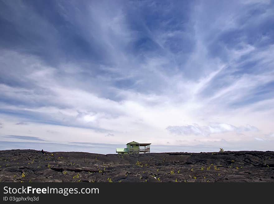 Recent lava flow, Big Island, Hawaii. Recent lava flow, Big Island, Hawaii