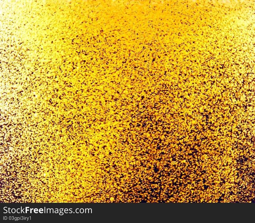 Dark beer glass bottle texture