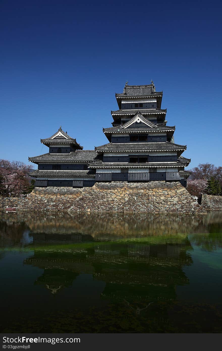 National treasure matsumoto castle of Japan