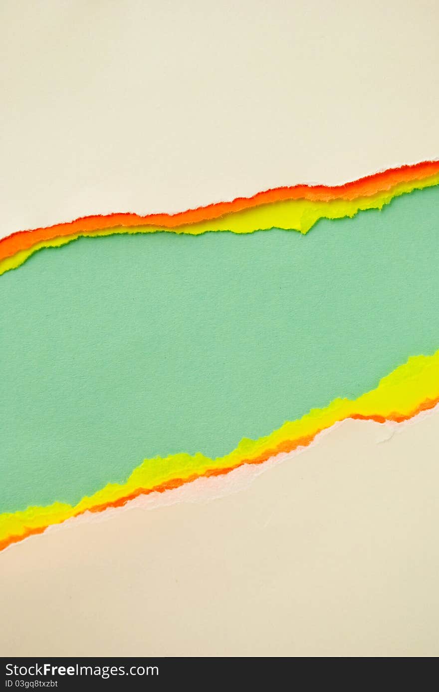 Background of the raggedness of paper of different colors. Background of the raggedness of paper of different colors